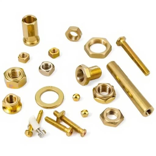 Brass Nut And Bolts Fasteners