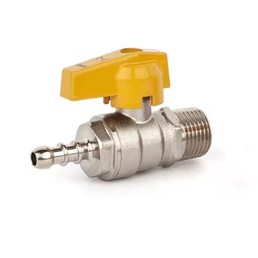 Brass Gas Valve (Male Threaded)
