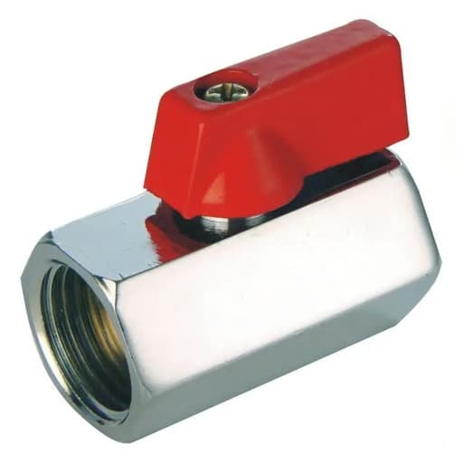 Brass Mini Valve (F/F Threaded)